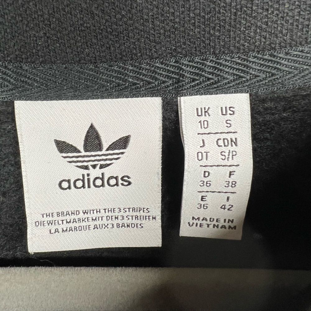 Adidas Black Crewneck Sweatshirt Womens Small - Picture 3 of 7